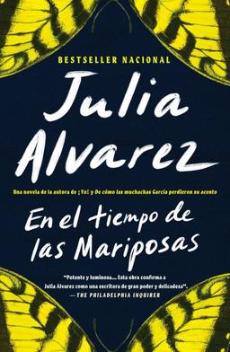 Portada del libro, En el tiempo de las mariposas de Julia Alvarez