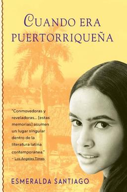 Portada de libro, Cuando era puertorriqueña de Esmeralda Santiago 