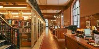 Interior of the Irma and Paul Milstein Division of United States History, Local History and Genealogy.