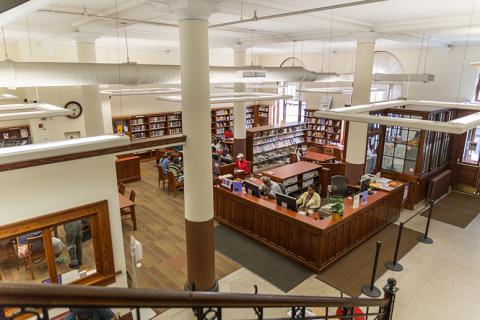 Interior of the 115th Street Library