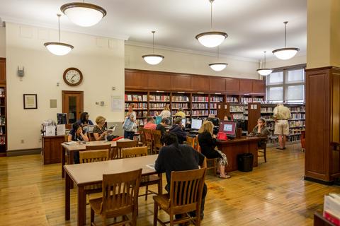 Interior view of Webster