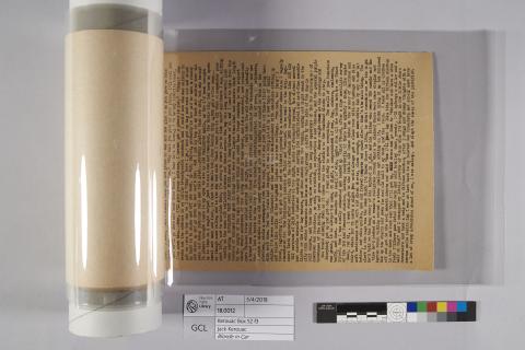 photoof scroll in mylar