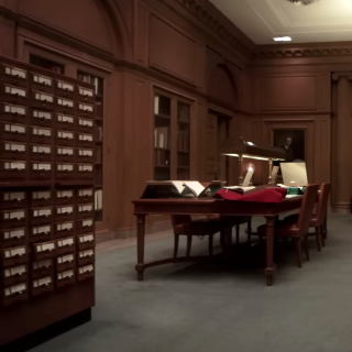 Interior of the Berg Reading Room